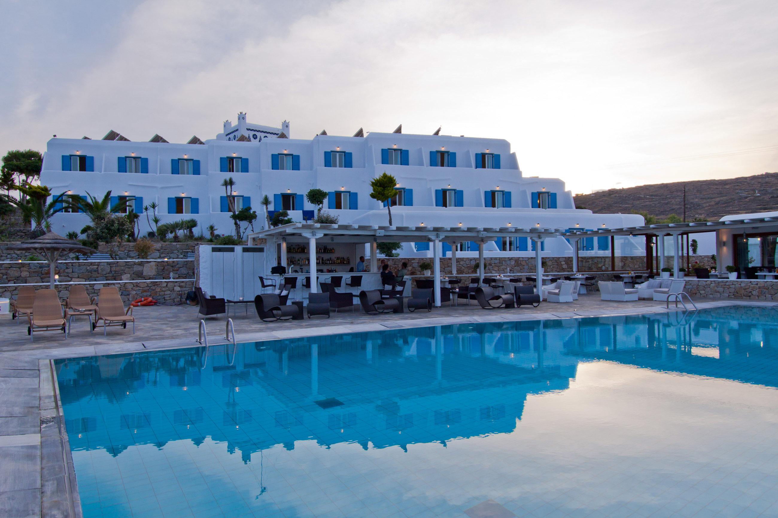 Yiannaki Hotel Ornos  Luaran gambar